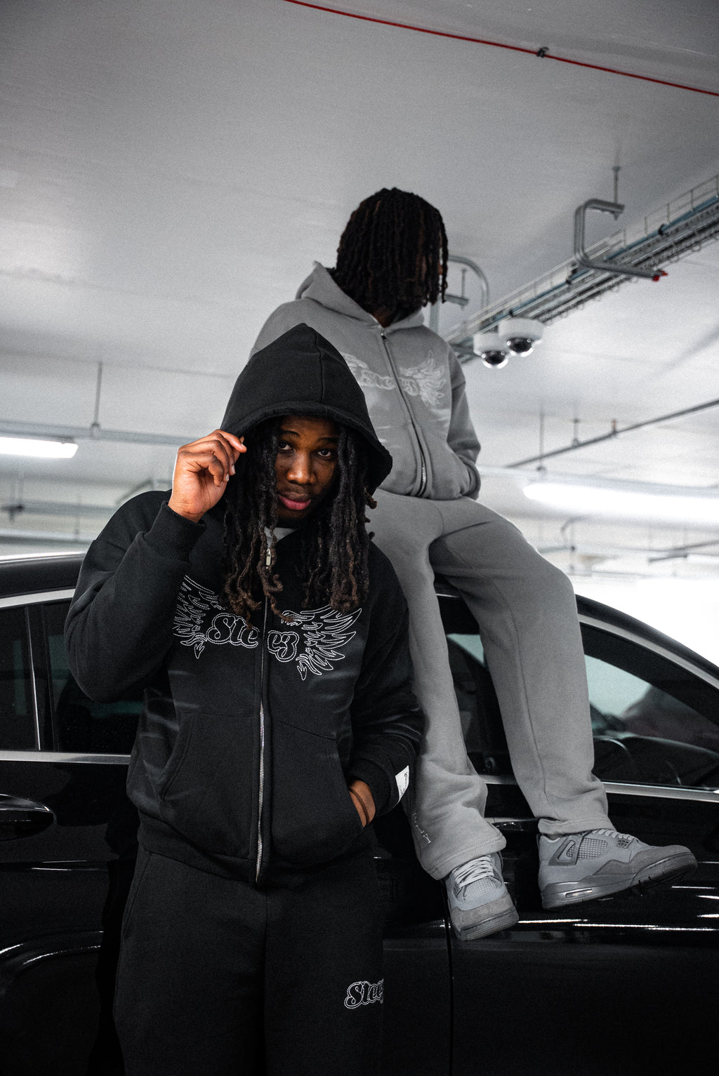 BLACK 'STAY FLY' TRACKSUIT